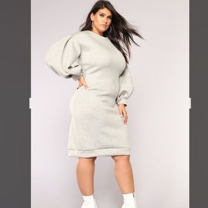 50 Shades of GRAY Sweatshirt Dress- New!!!